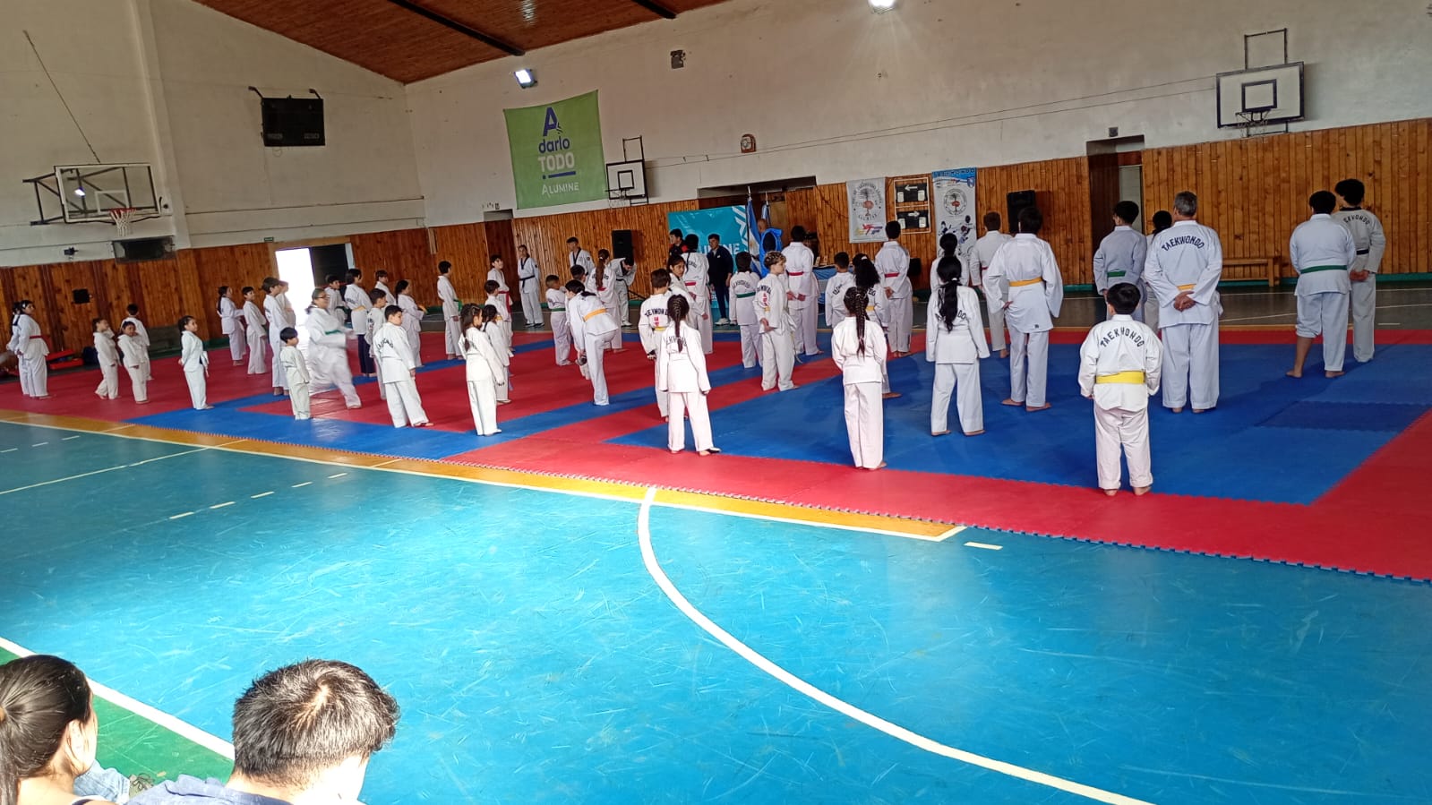 La Escuela Municipal de Taekwondo de Moquehue participó del 1er Campus Deportivo en Aluminé: entrenamiento, intercambio y compañerismo