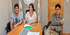 Firma de convenio con la Comunidad Mapuche Puel